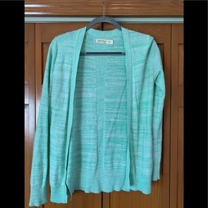 Small Mint Faded Glory Cardigan